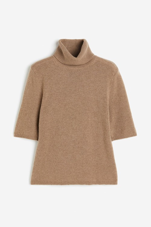 Cashmere Turtleneck Top