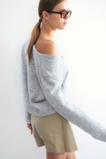 Short Fine-Knit Cardigan