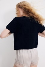 Structured-knit Cardigan