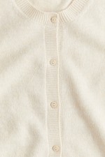 Short-sleeved Fine-knit Cardigan