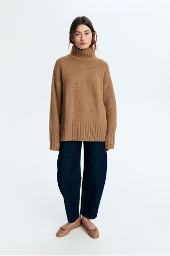 Oversized Mock-turtleneck Sweater