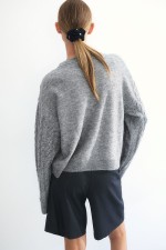 Cable-Knit Sweater