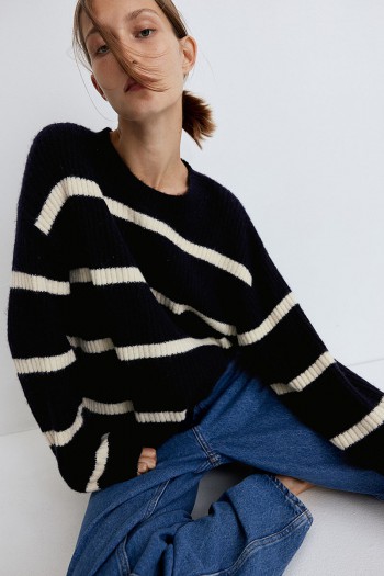 Rib-knit Sweater