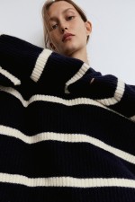 Rib-knit Sweater