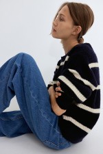 Rib-knit Sweater