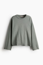 Roll-edge Sweater